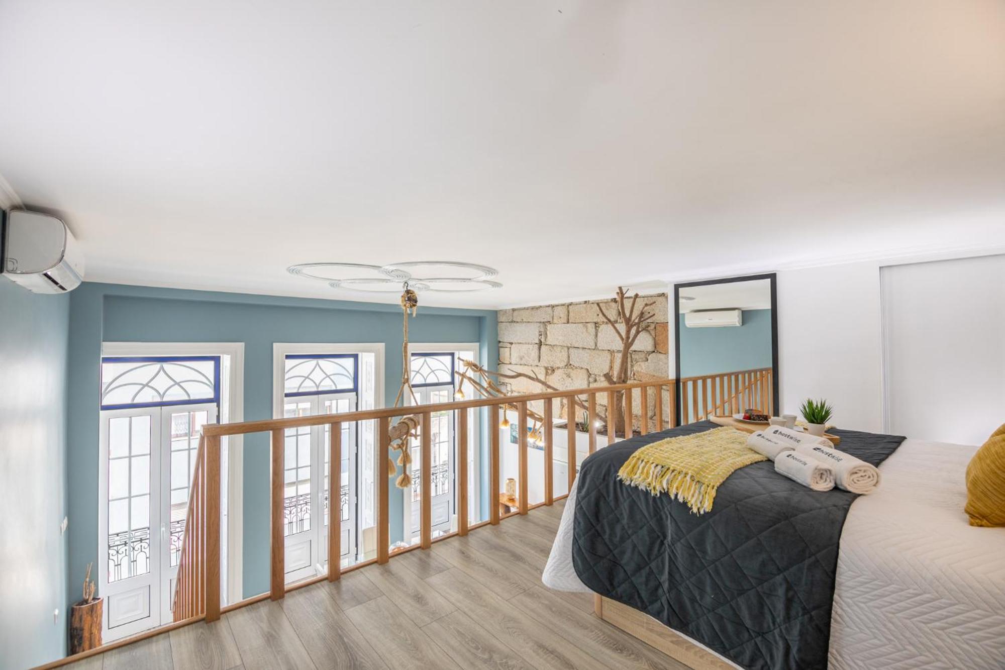 포르투 Deluxe Spacious Flats W Mezzanine By Host Wise 아파트 객실 사진